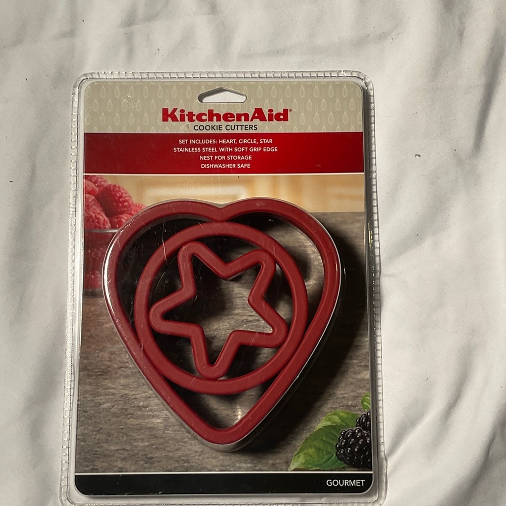KitchenAid Red Heart and Star Cookie Cutters
